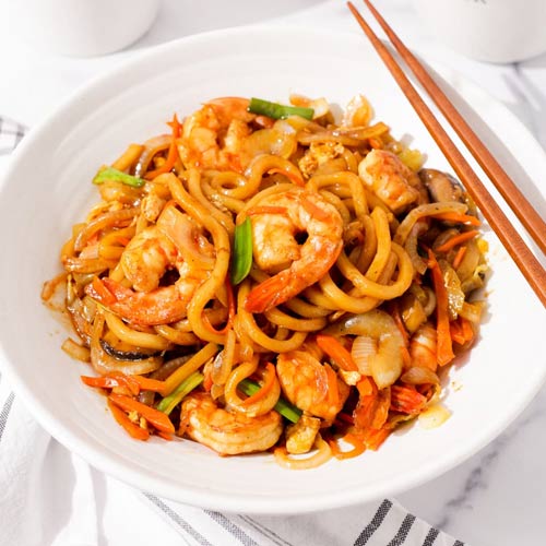Shrimp Yaki Udon